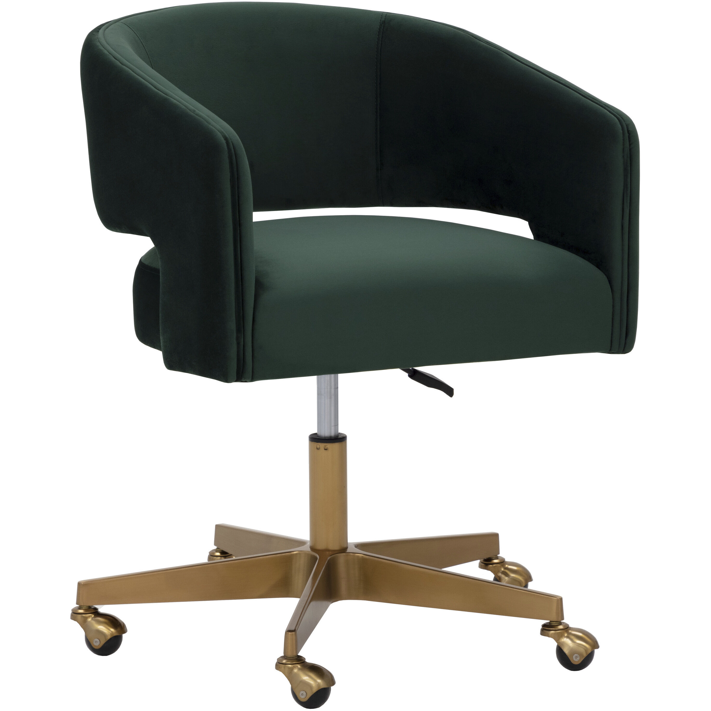 Claren Deep Green Sky Office Chair